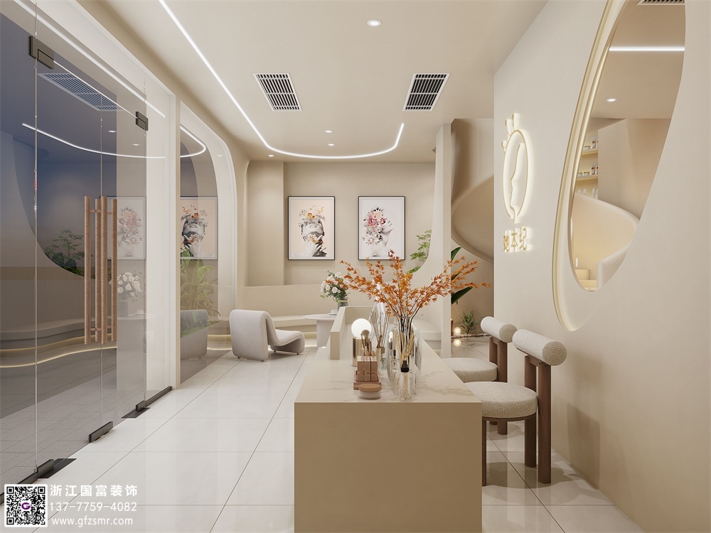 宅寂風(fēng)美容院裝修設計要點(diǎn)介紹？